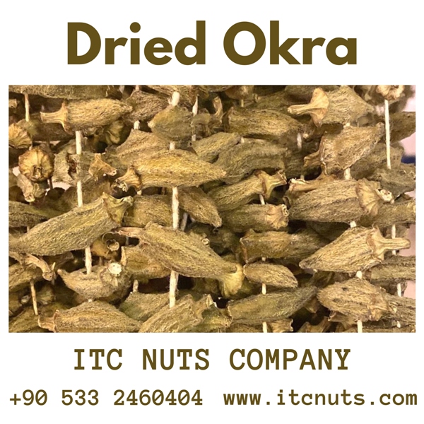 dried okra calories